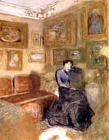 Lucie Hessel in the Small Salon, rue de Rivoli