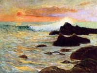The Reefs (Breton Coast) Sunset Effect