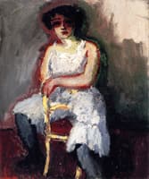 Woman with Black Stockings