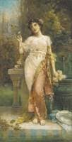 Maiden Amidst Butterflies