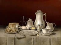 Still Life with Breakfast Setting