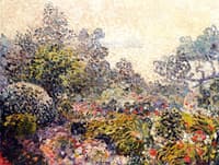 The Garden at Agay at Sunset