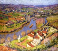 The Lot River at Saint Cirq la Popie