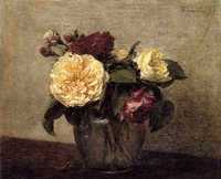 Yellow and Red Roses