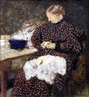 Madame Vuillard Peeling Vegetables