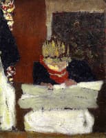Young Woman Sewing
