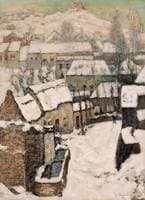 Chateau at Murols in Winter