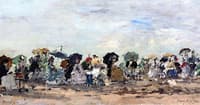 On the Beach at Trouville