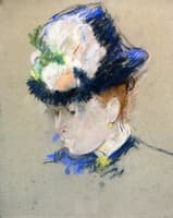 Head of an English Woman