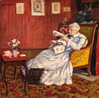 Woman in White, Seated