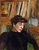 Woman with Black Eyebrows