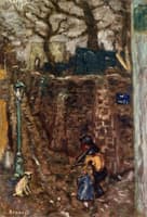 Montmartre: Old Man and Child