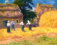 Threshing Wheat