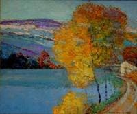 Le lac en automne, Première neige
