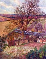 Farm and Trees at Saint-Chéron