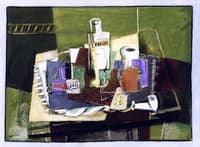 Still LIfe with a Bottle of Marc