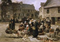 Apple Market, Landerneau, Brittany