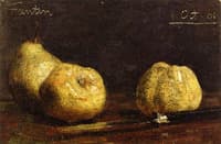 Still Life, a Pear and Two Potatoes
