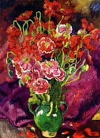 Red Flowers in a Vase