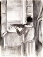 The Violinist at the Window