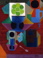 Cup of Green Fruit and Envelope