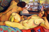 Two Reclining Women