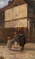 Boys in a Yard