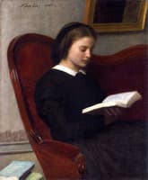 Reading (Marie Fantin-Latour)