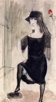 Woman with Rose