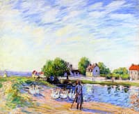 Geese at Saint-Mammes