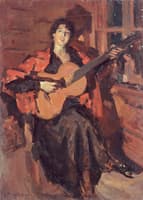 Woman with a Guitar