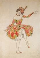 Sketch of Anna Pavlova's Costume