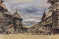 Stage Design for Knyaz Igor, Mariinsky Theatre