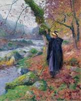 Peasant Girl at the Riverbank