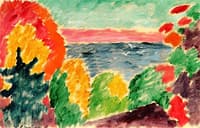 Landscape, on Lake Geneva