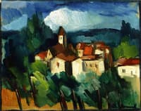 Landscape with Red Roofs