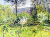 A Corner of the Garden at Giverny in Spring