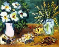Still LIfe with Flowers and Shells