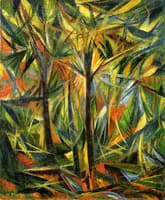 Forest: Rayonist Composition