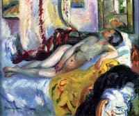Nude on a Bed