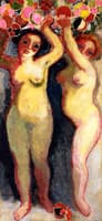 Two Nudes with Balloons