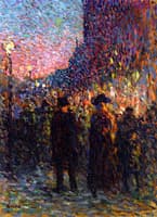 Paris, the Boulevards, Night