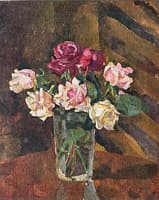 Roses in a Glass