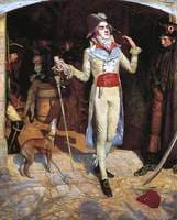 An aristocrat answering to the summons to execution, Paris 1792.