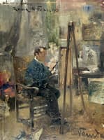 Self-Portrait in the Studio