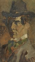 Portrait of a Man with Hat