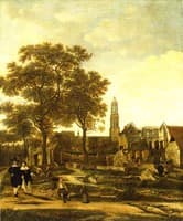 Delft after the Explosion of the Gun Powder Arsemal