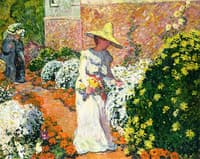Madame Valtat in the Garden at Anthéor