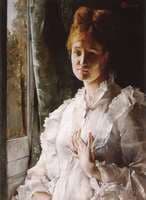 Portrait of a Woman in White