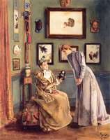 Women with a Japanese Doll
